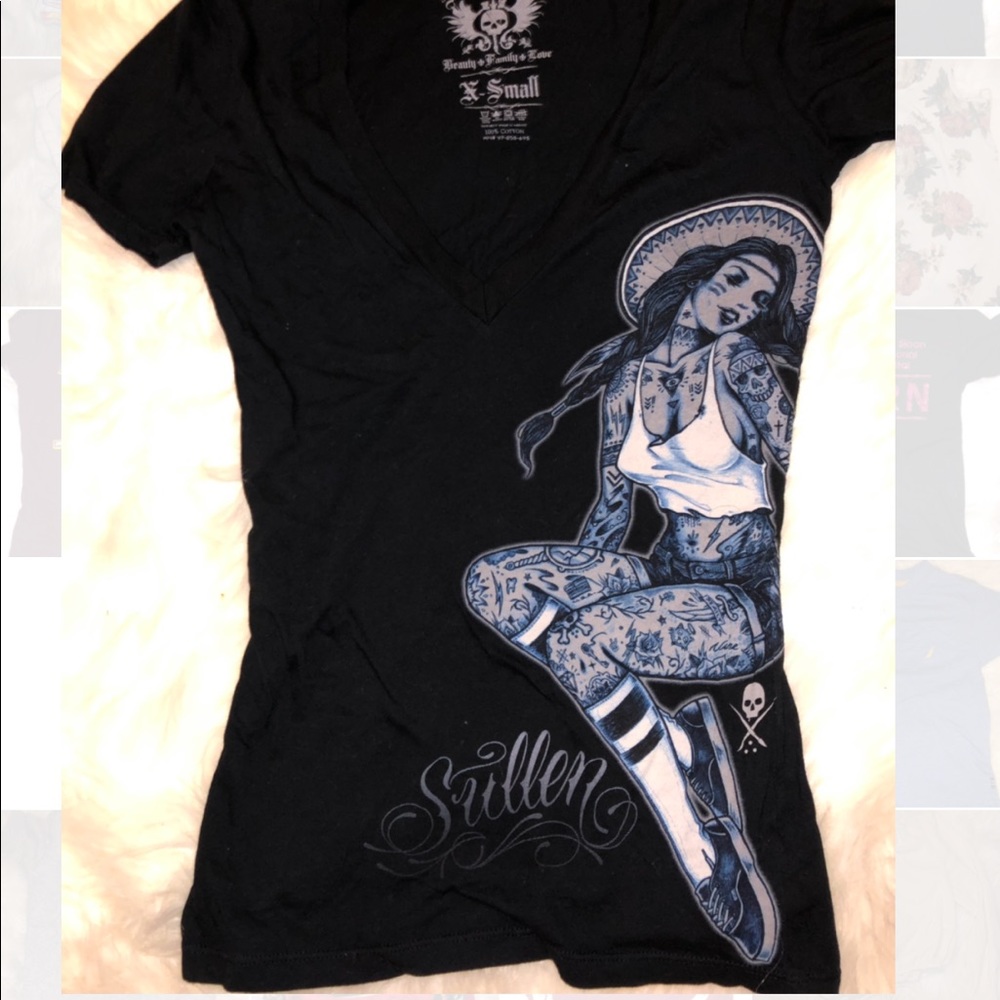 V neck sullen shirt